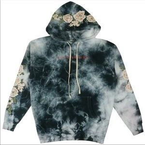 civil regime blanco roses hoodie